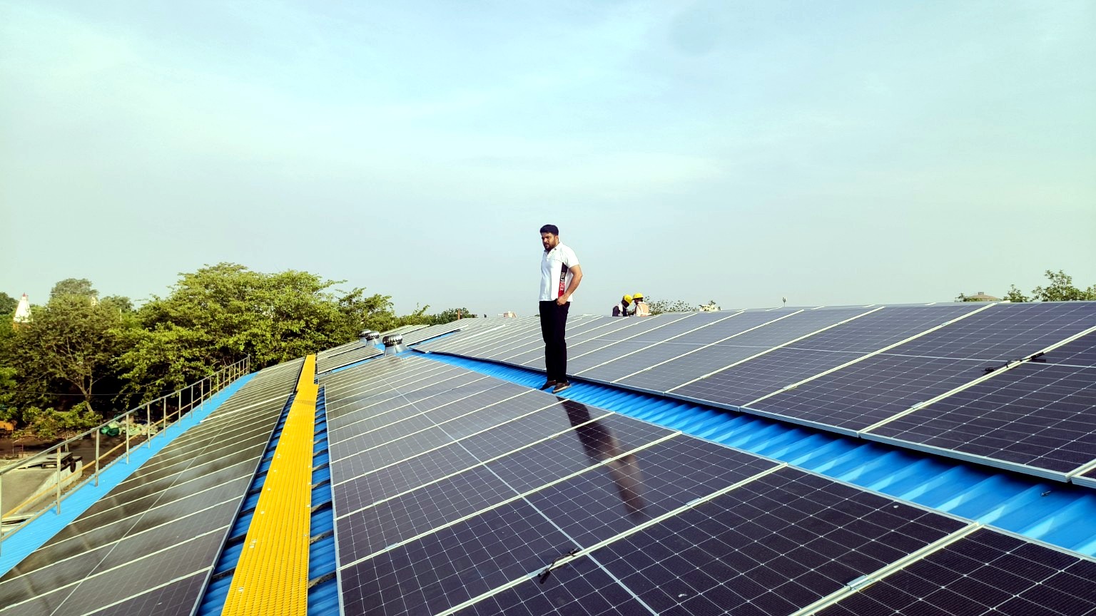 Nayak Solar commercial rooftop installation